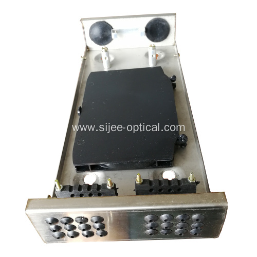 Fiber optic terminal box